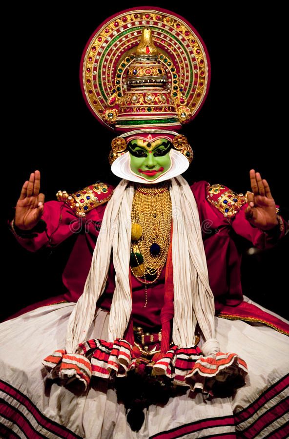 Kathakali performer editorial stock image_ Image of mask 18445459